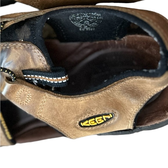 Keen Women's Sarasota Slingback Sandals Brown Leather Size 8.5 - Picture 9 of 10